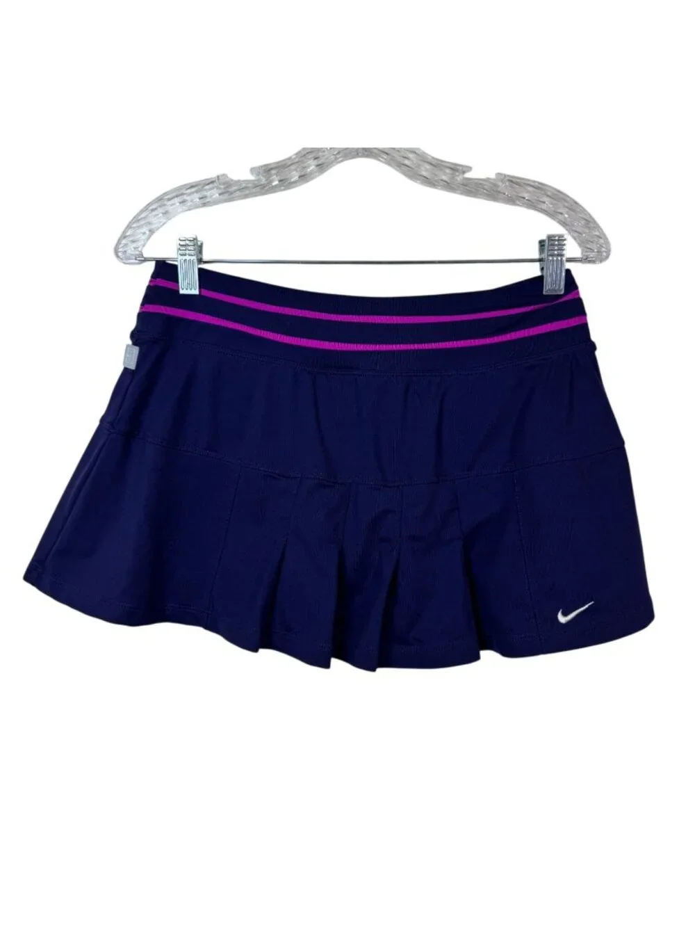 Nike Dri-Fit Purple Pink Athletic Tennis Pleated Skort Medium Pickleball Golf